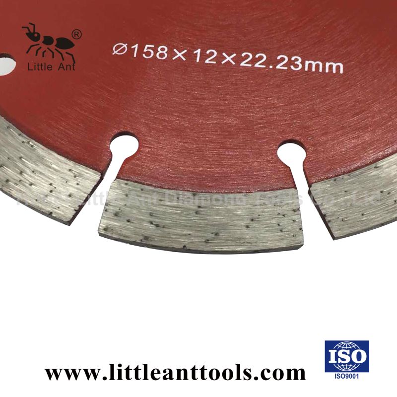 158mm Diamond Cutting Disc (red) for Granite, Marble etc.