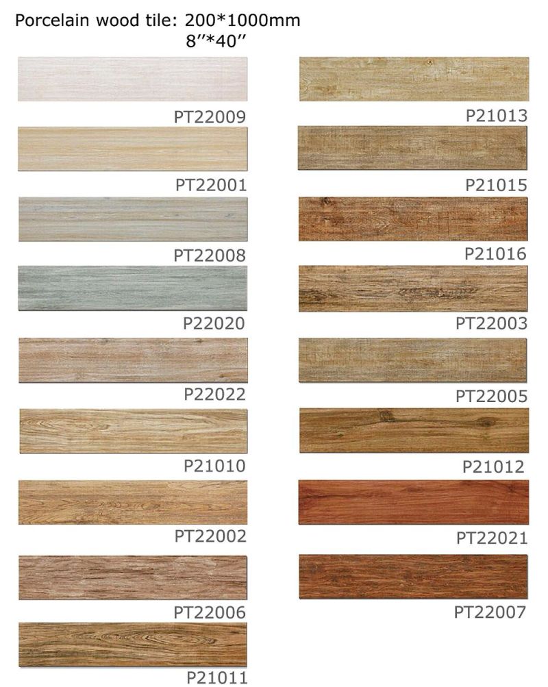 Wood Plank Tile Porcelain Tile Ceramic Tile for Floor Tile