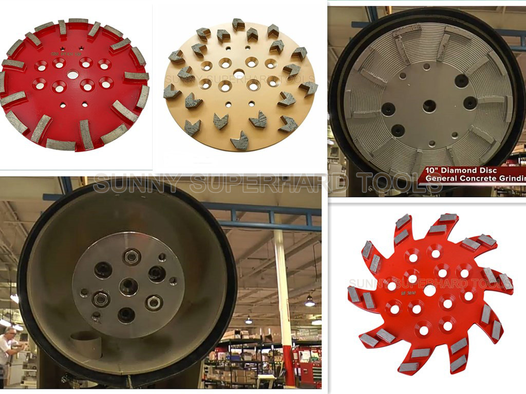 10 Inch 250mm Concrete Floor Diamond Grinding Disc