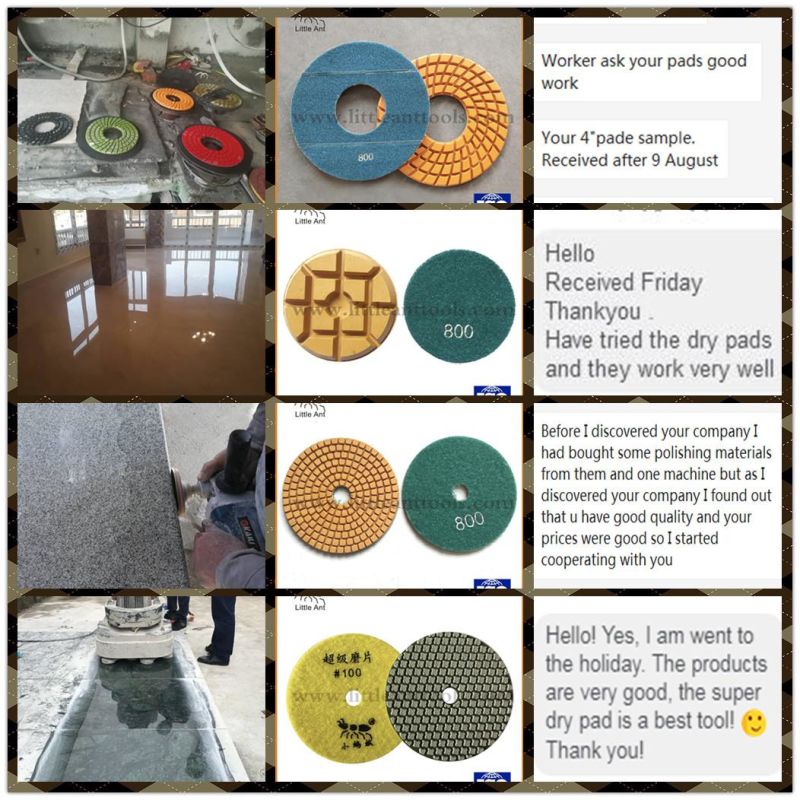 2018 High Quality Diamond Tools Abrasive Dry Polishing Pads