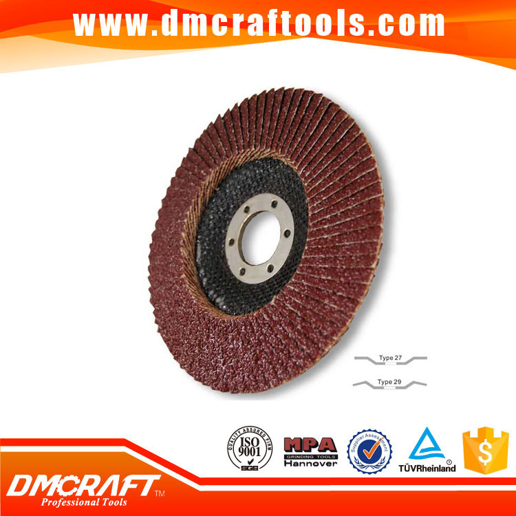 Aluminum Oxide Fiberglass Cover Abrasive Flap Discs