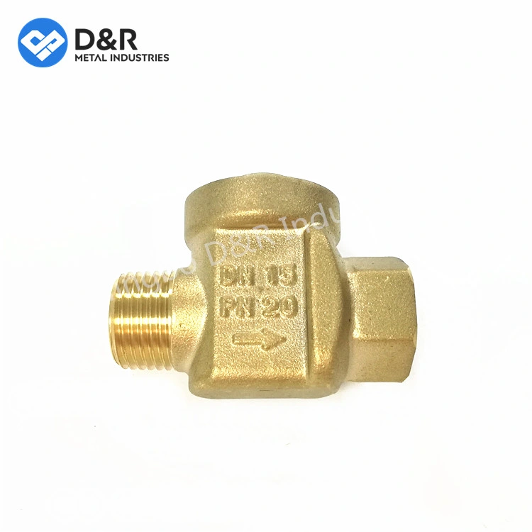 Pn16 Male Female Brass Flapper Type Single Disk Check Valve