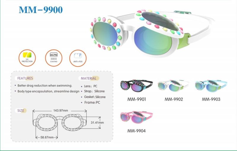 Swimming Anti - Fog Glasses, a Variety of Specifications and Styles