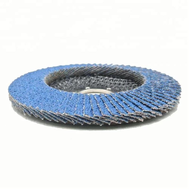 5" 125X22mm Blue Aluminum Oxide Grinding Flap Disc