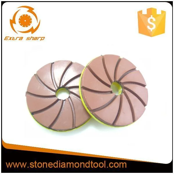 125mm Diamond Resin Edge Grinding Polishing Pad for Stone