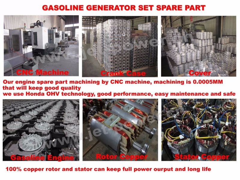 13HP 4.5kw 4.5kVA 4500W Portable Gasoline Power Generator Set