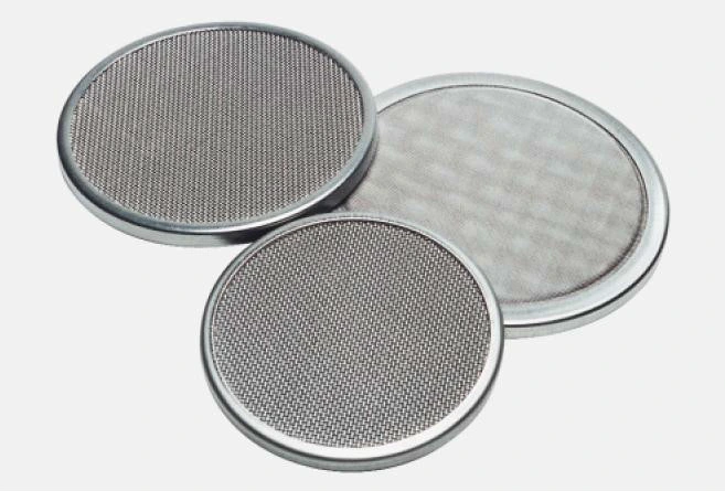 304 316L 5-50cm Diameter Stainless Steel Rimmed Round Filter Discs