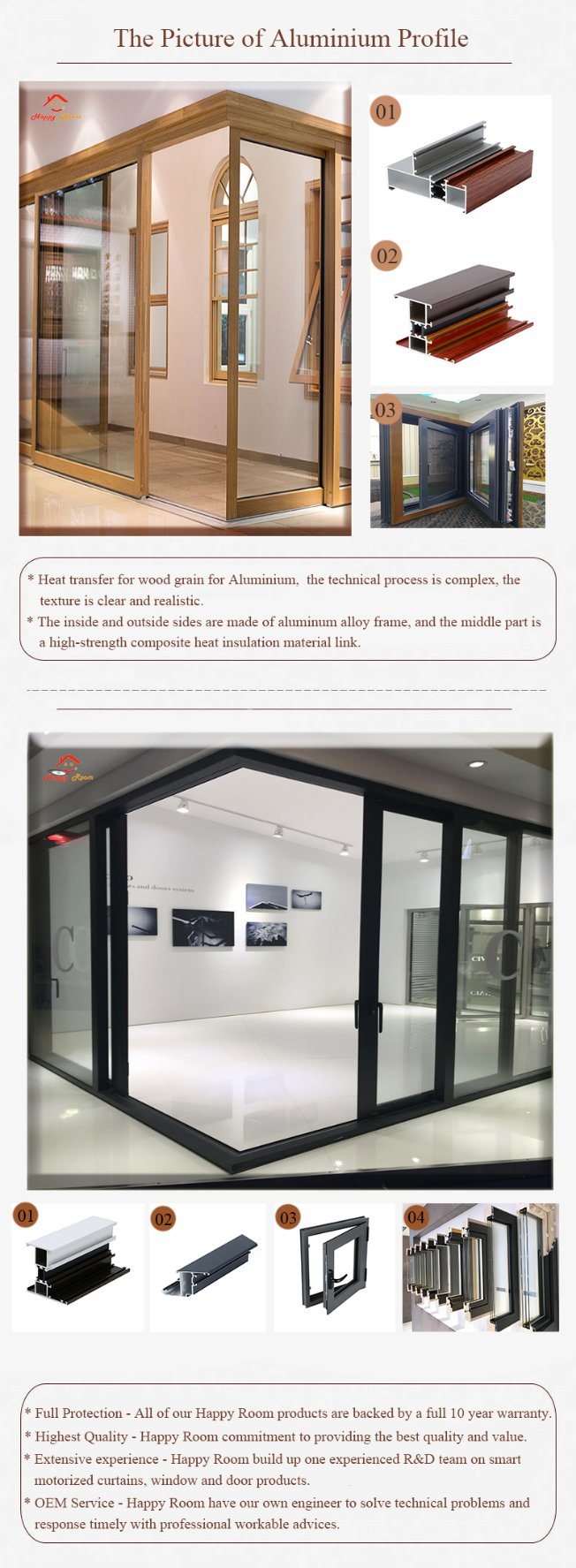 Impacted Glass Aluminium/Aluminum Casement Glass Window