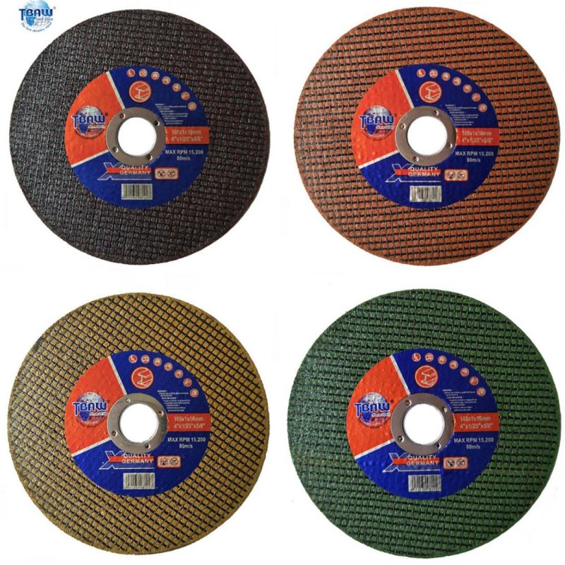 Asia Hot Sale 100mm Super Thin Abrasive Cutting Wheel for Metal Grinder