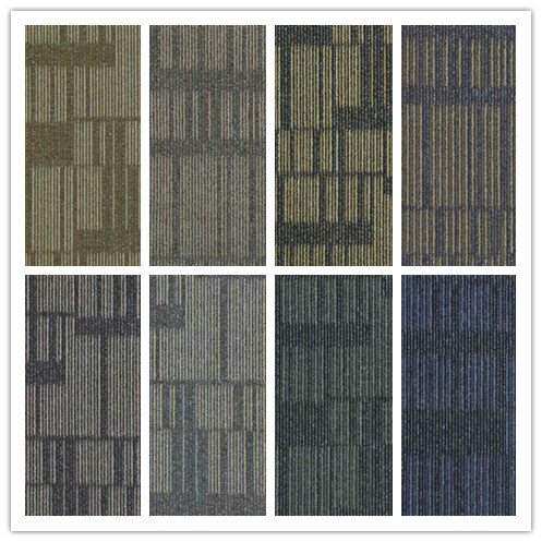 Anti-Slip Flooring Carpet Tiles in PVC Carpet Tiles for Indoor Application