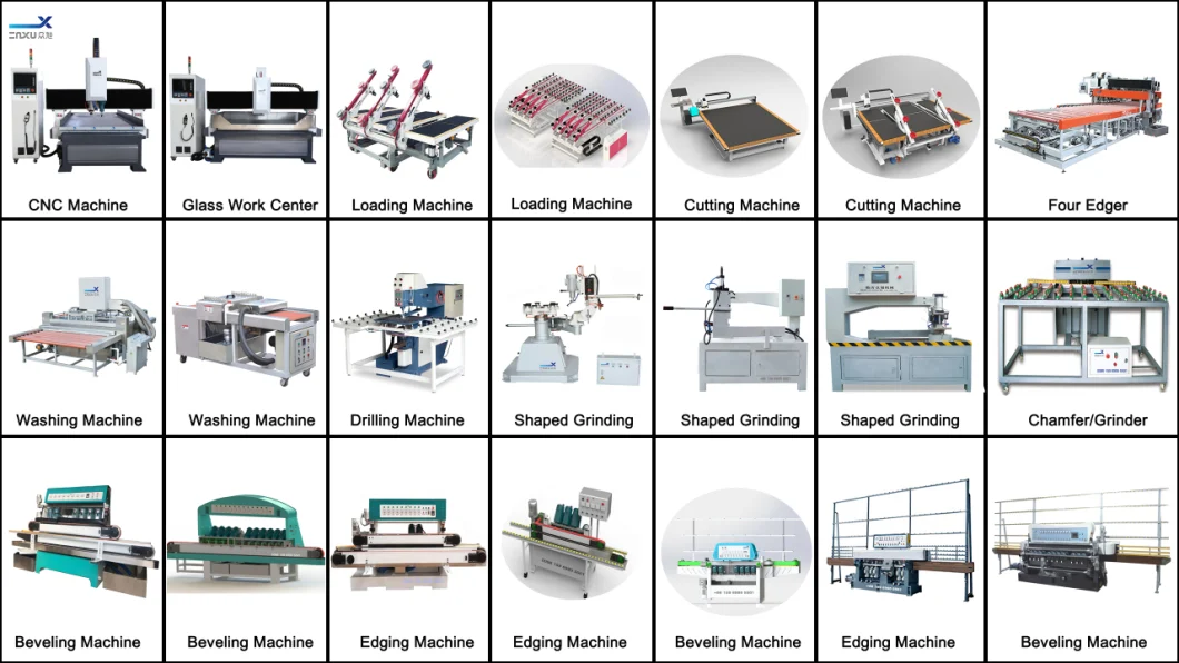 Zxx-C1812 Small Waterjet Cutting Machine Machinery Glass Process Center with Grinding Cutting and Grinding.