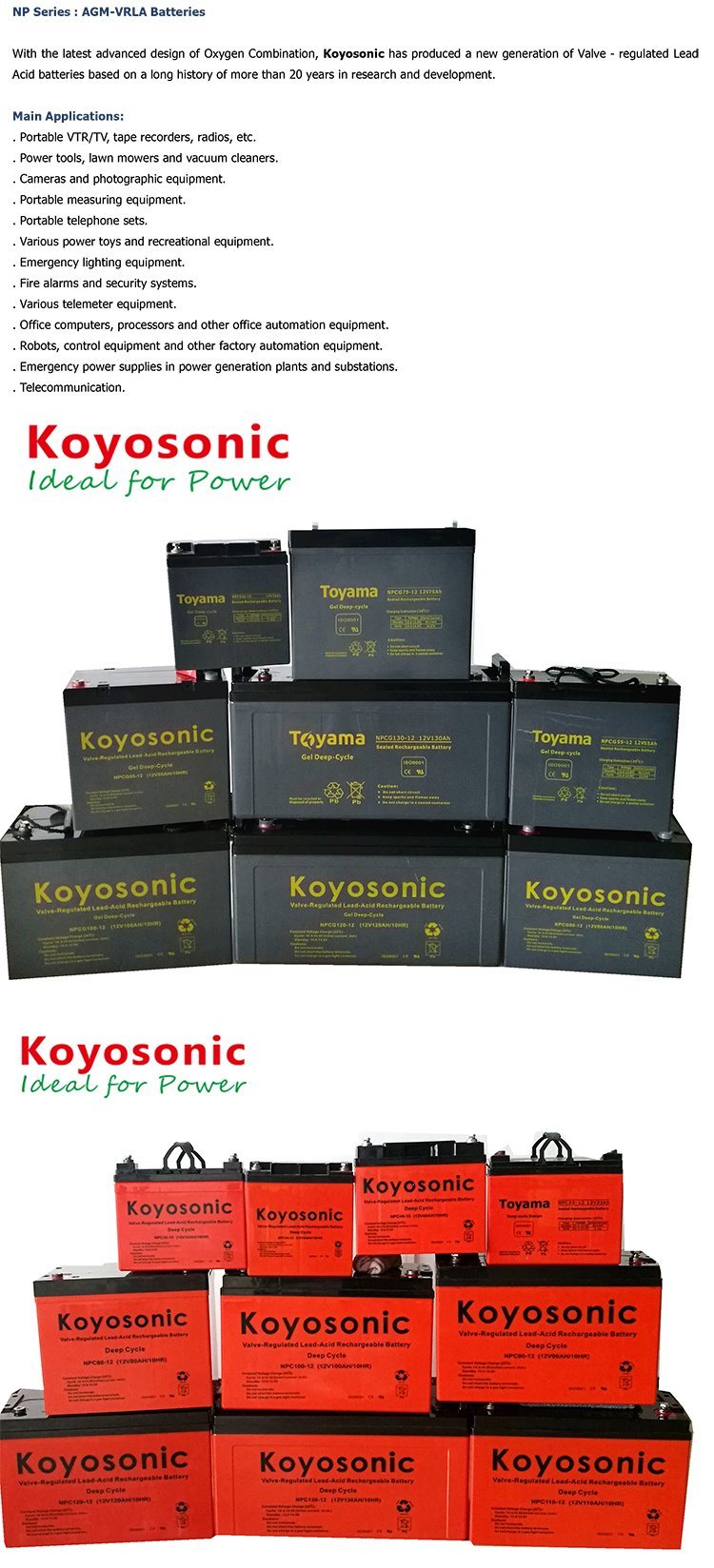 6V 4.5ah Rechargeable Sealed Lead Acid Battery 6V 4.5ah 20hr