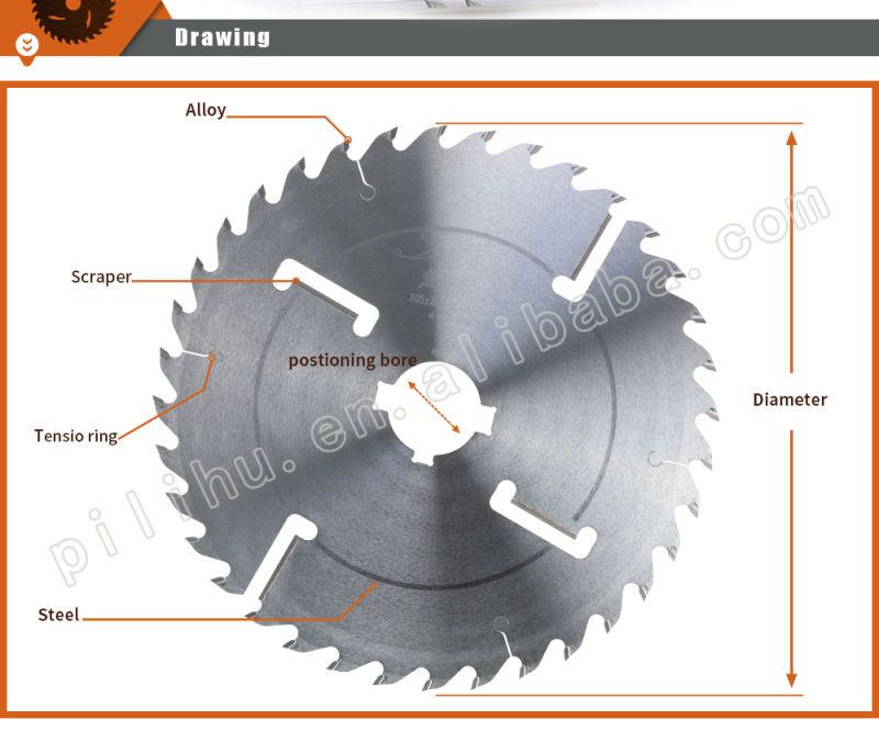 450mm Cutting Discs Multi-Ripping Saw Blade for Chinese Fir