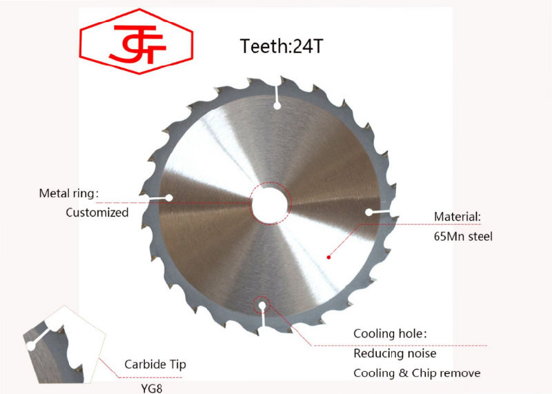 6 Inch 24 Teeth Tct Cutting Disc for Wood Cutting