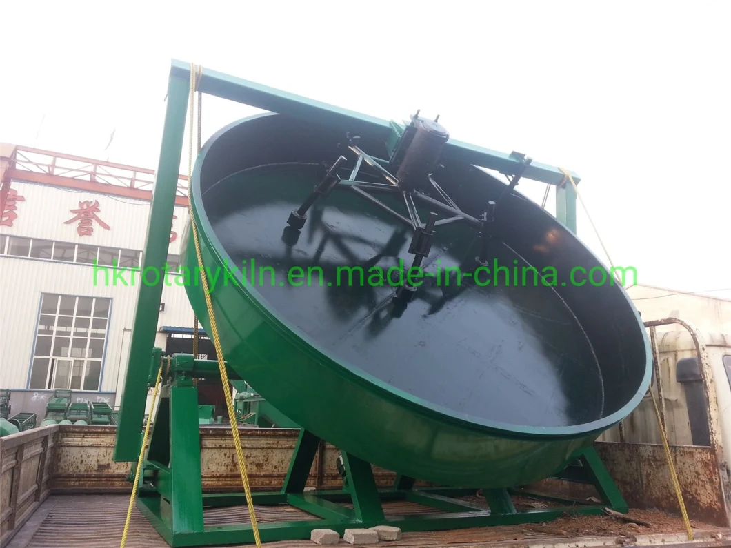 Slurry/Slim/Ceramic/Leca Sand Disc Pelletizer Granulating Mixer Granulator Disc Pelletizer