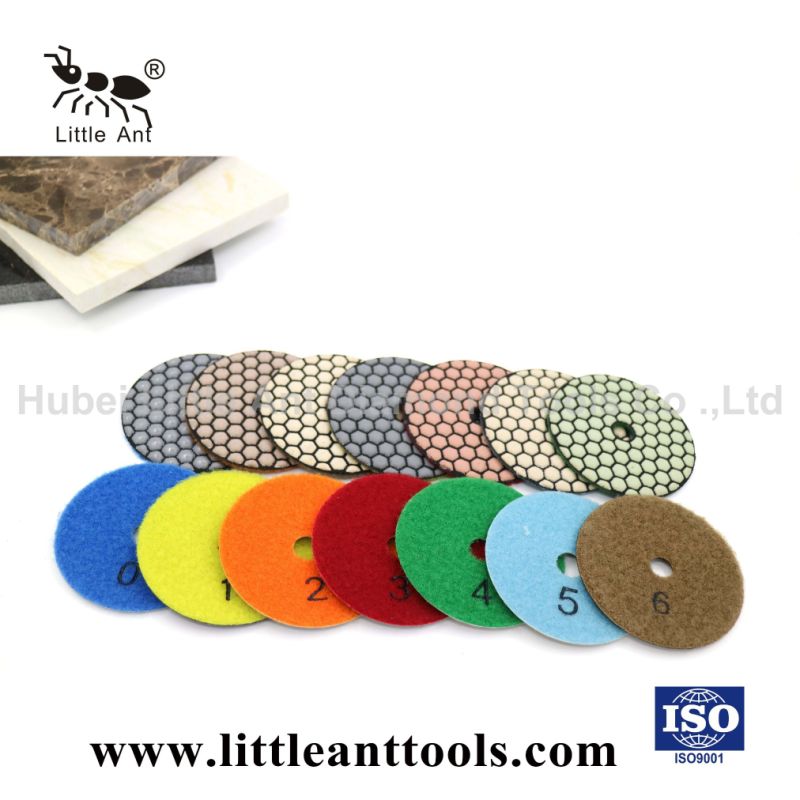 Abrasive Diamond Tools Dry Polishing Pads for Stone Grinding