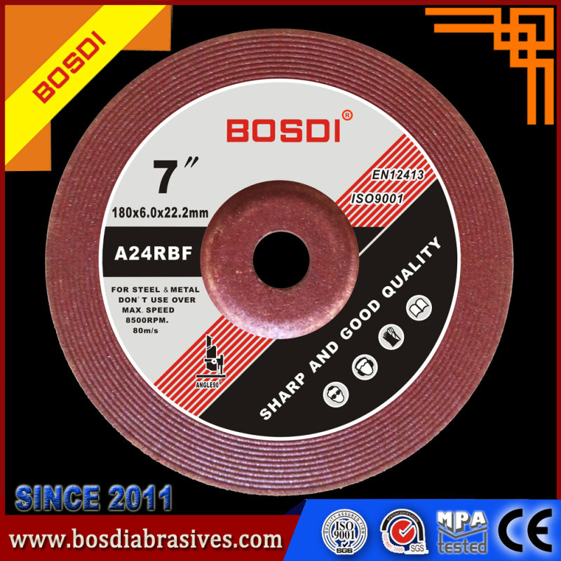 Abrasive Grinding Wheel/Disc with Arbor for Metal, Stainless 125*6*22mm