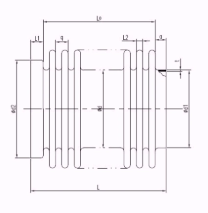 Metal Bellows Used for High Vacuum Flapper-Valves