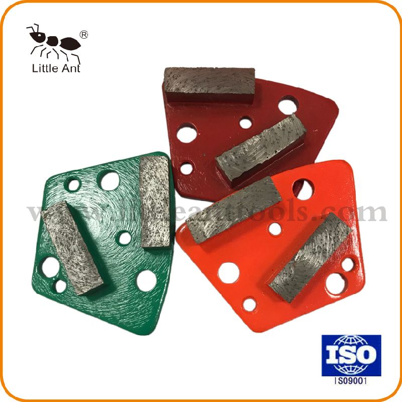 Diamod Metal Grinding Shoes Trapezoid Concrete Tools Diamond Grinding Pads