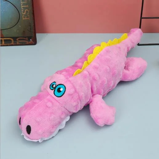 Wholesale Dog Chew Toys Squeaky Toys Small Crocodile Pet Plush Toy