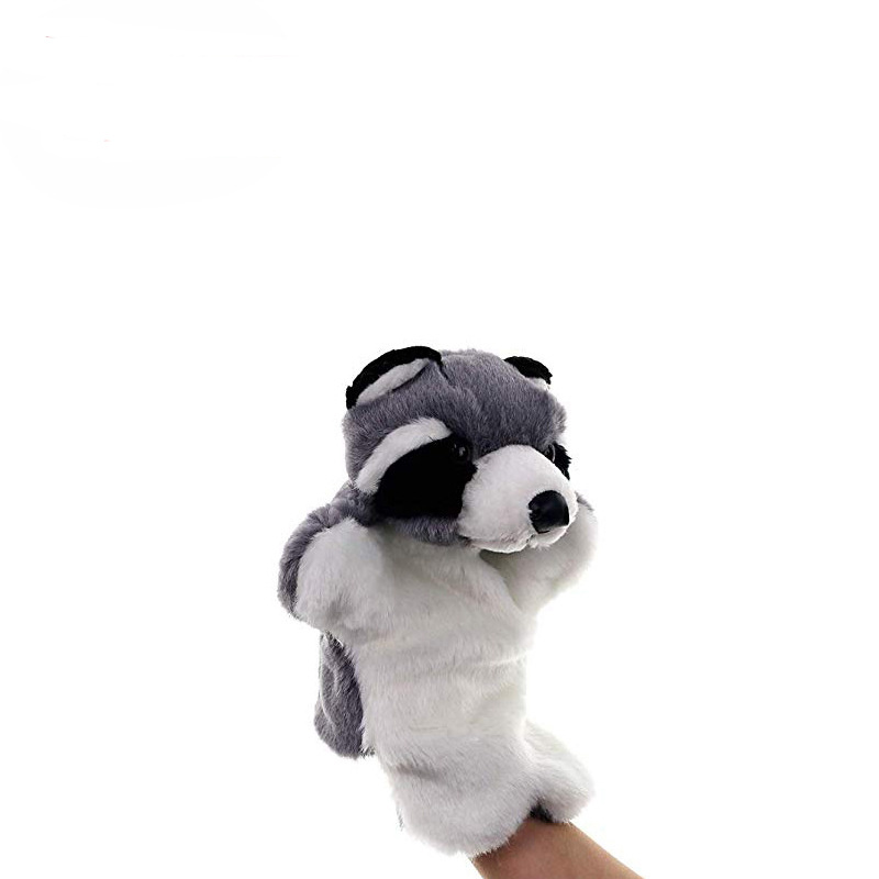Hot Sale Husky Dog Hand Puppet Promotion Toys Plush Animal Puppet