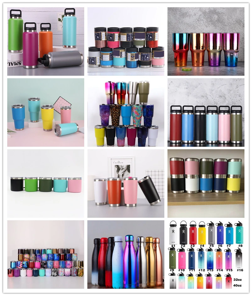 Wholesale Powder Coated Vacuum Tumbler Coffee Cups 30oz Insulated Stainless Steel Tumbler