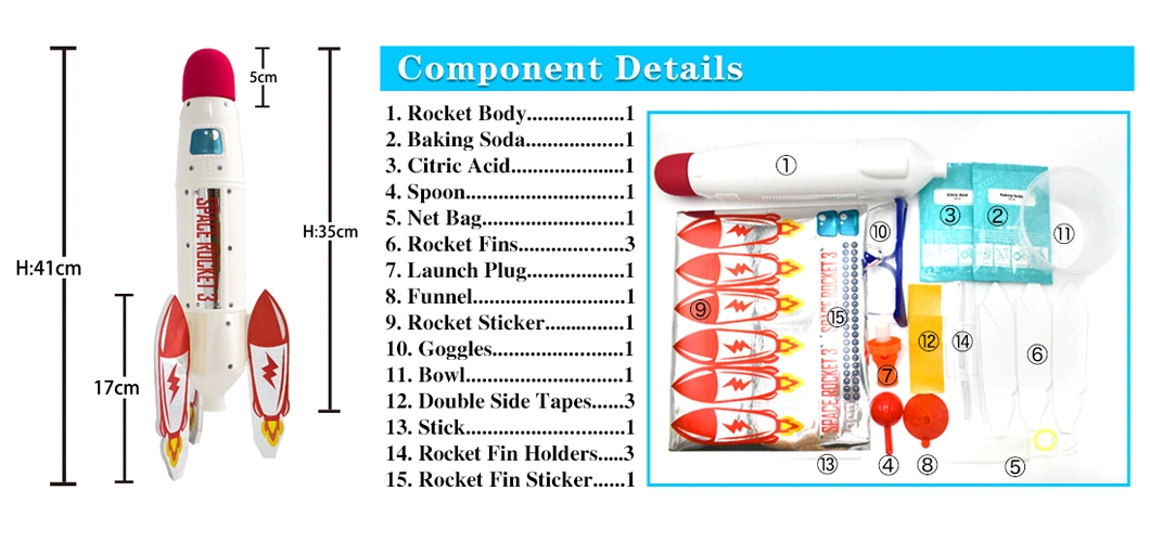 DIY Science Toys 2020 Hot Sale Outdoor Playing Kids Rocket Toys