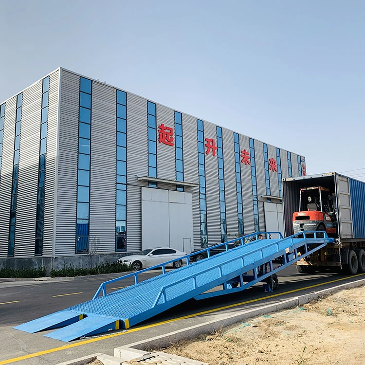 Hydraulic Yard Ramp Dock Lift Ramp Container Loading Unloading Ramp