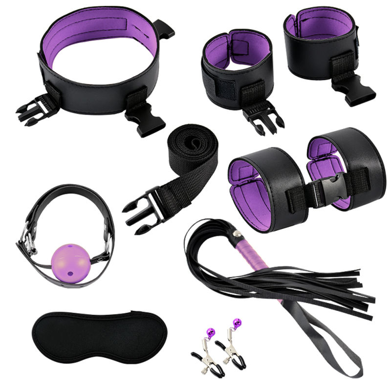 21PCS/Set Sm Sex Toys for Couples Exotic Accessories Handcuffs Whip Rope