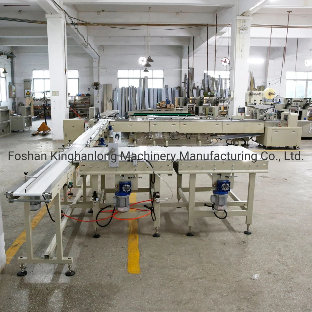 Automatic Horizontal Feeding Candy Bar Wrapping Machine with Auto-Feeding Device