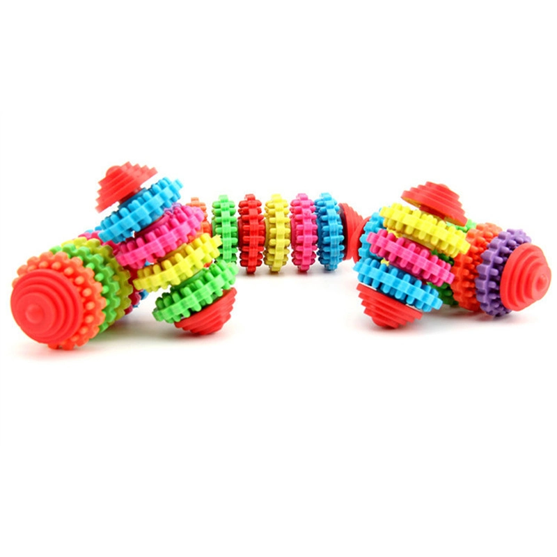 Colorful Rubber Dog Toys Pet Products Pet Toys Chew Pet Dog Puppy Dental Teething Healthy Teeth Gums Toys Ball Dog Games