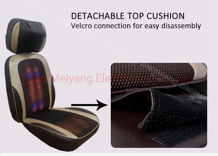 Meiyang Products Heated Seat Cushion Heated Electric Home Neck and Back Car Seat Vibration Massage Cushion