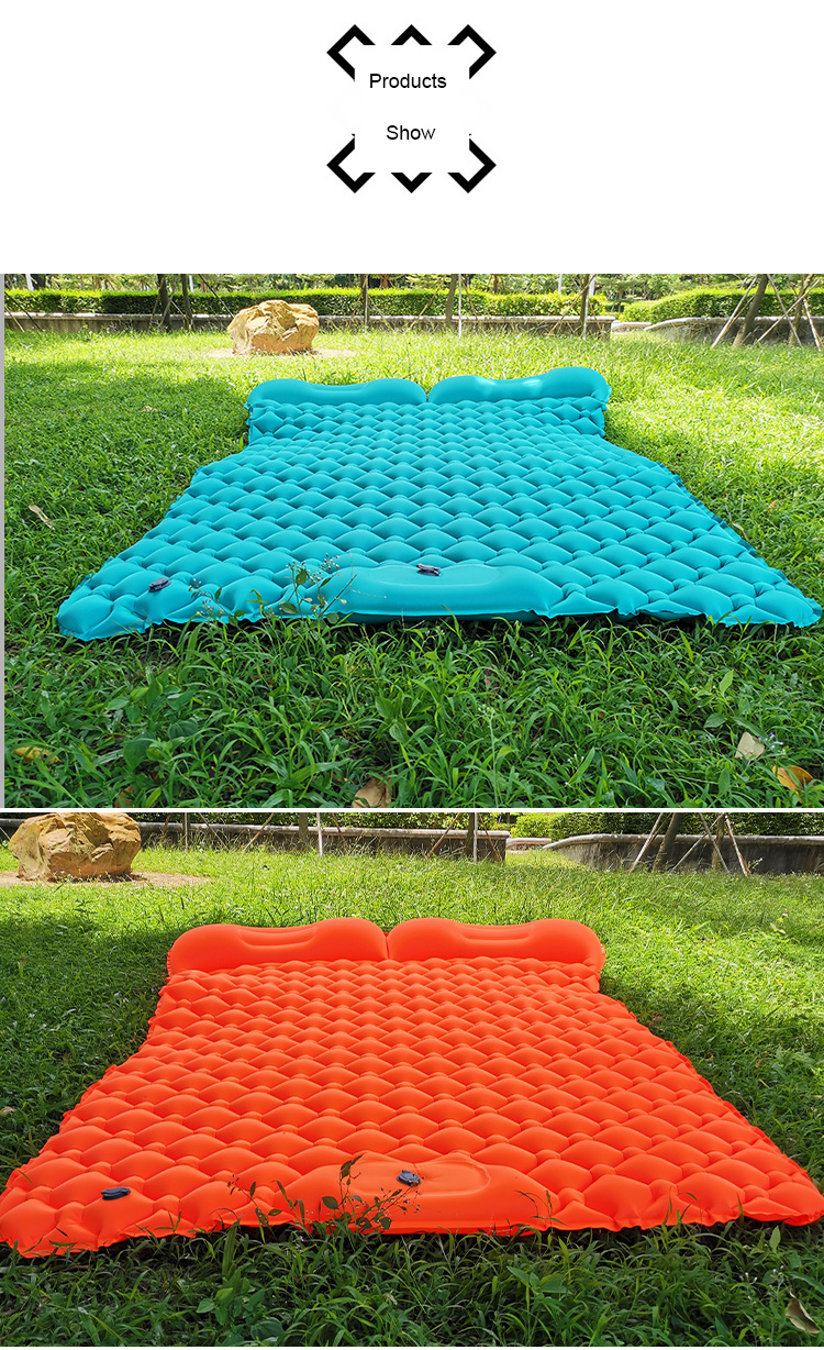 New Ultralight Air Sleeping Pad Self-Inflating Sleeping Pad with Pillow