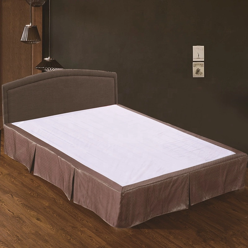 Shenone High Quality Wholesale Bed Skirt Fitted Comfortable Ruffle Bed Skirt Fitted Cover Cotton