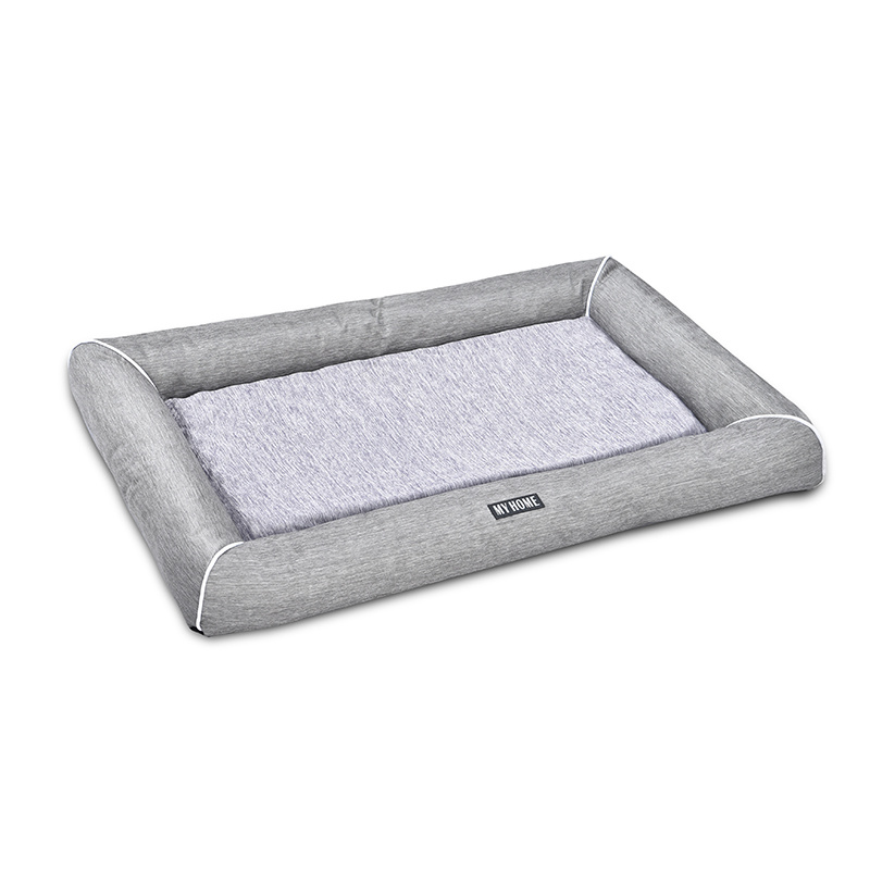 Oxford Self-Cooling Fabric Cool Touch Feel Pet Cushion Mat Dog Bed