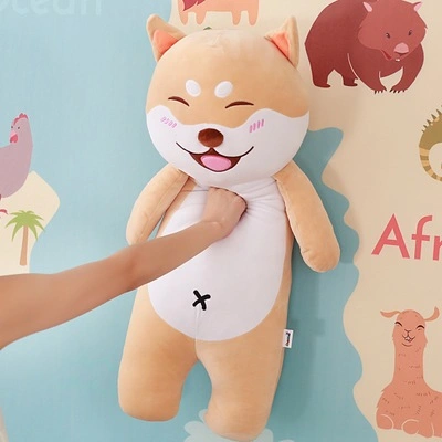 27-60cm Soft Stuffed Plush Baby Toy Love Dog Sleeping Cushion