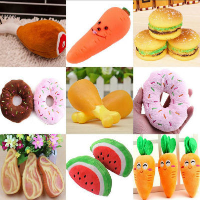 Cut Sqeaker Carrot Plush Toy for Pet