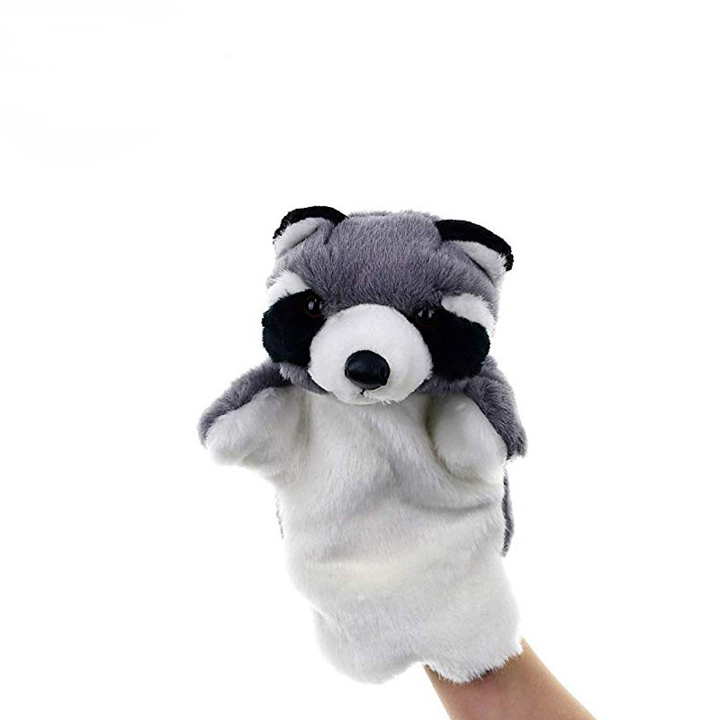 Hot Sale Husky Dog Hand Puppet Promotion Toys Plush Animal Puppet