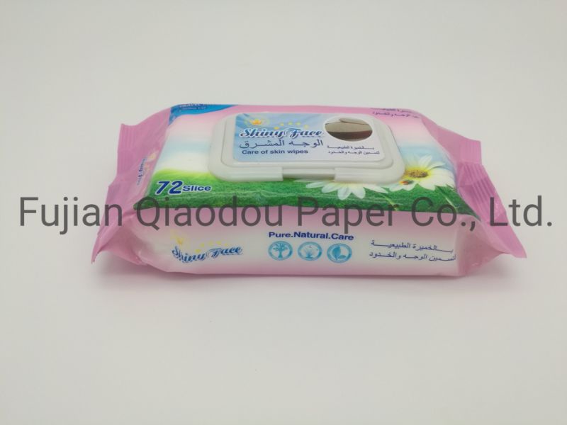 Qiaodou OEM Soft Biodegradable Gentle Soft Disposable Wipe Baby Wet Wipes