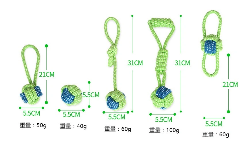 Hot Selling 13PCS Cotton Rope Chew Play Bite Pet Dog Toy for Pet