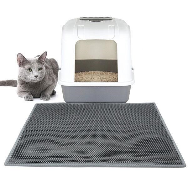 Customized Foldable Washable Cat Sand Mat Cat Toilet Mat Cat Litter Mat