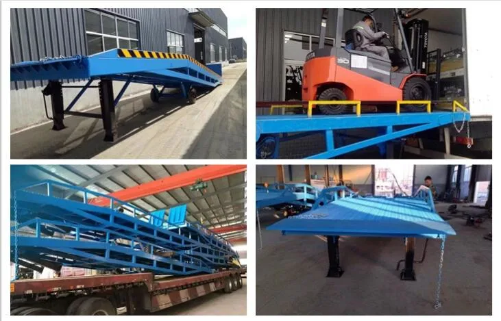 Mobile Truck Car Loading Unloading Hydraulic Mobile Yard Ramp