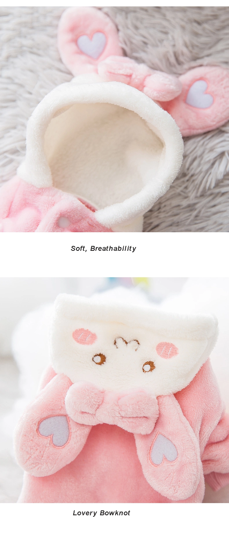 Pet Clothes Warm Soft for Dogs and Cats