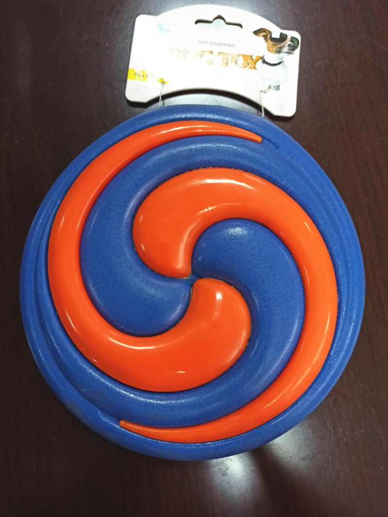 Dog Flying Disc Rubber TPR Catcher Toy 9 Inch Large Dog Toys