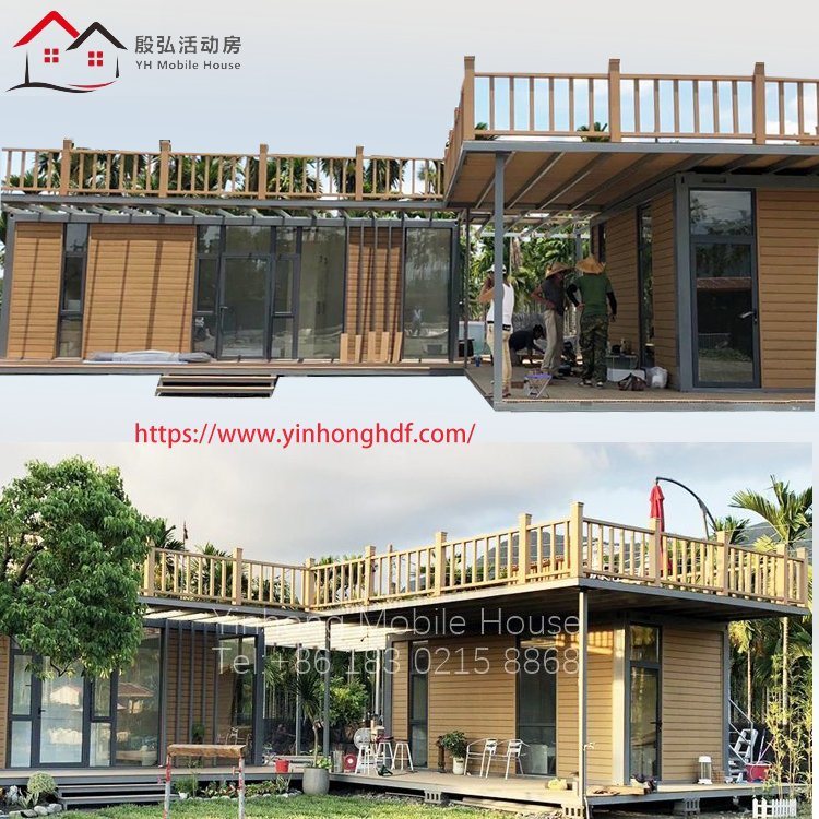 Professional Design Creative Holiday House Wooden House Wooden House Prefab Container House