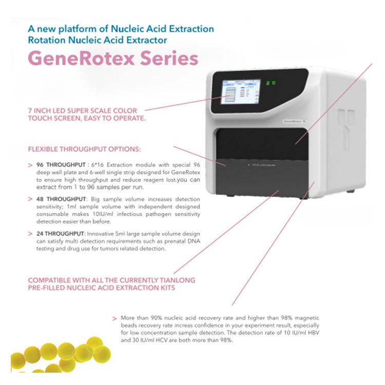 Generotex Full Automatic Nucleic Acid Extractor Automatic