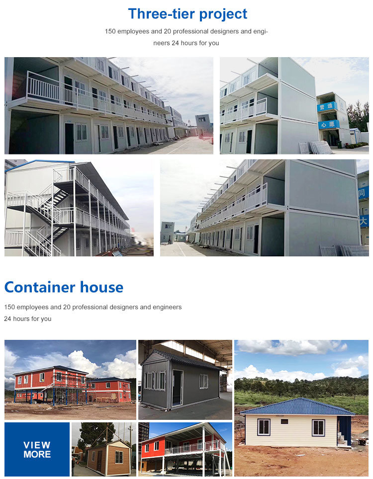 Movable Customized Steel Structure Prefab Container Homes House for Living