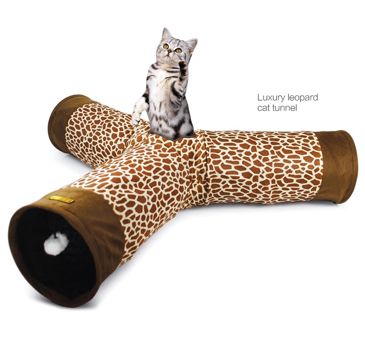 Hot Sale Portable Foldable Pet Product Supply Cat Toy Tunnel Funny Cat Tunnel