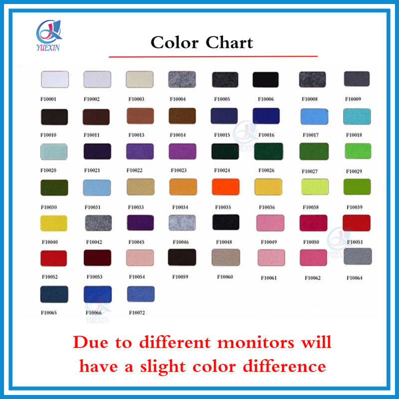 Colored Polyester Felt Craft Sheets Die Cutting Felt