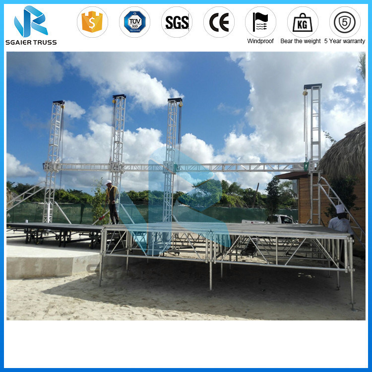 Fiber Glass Acrylic Glass Plexiglass Stage Acrylic Stage